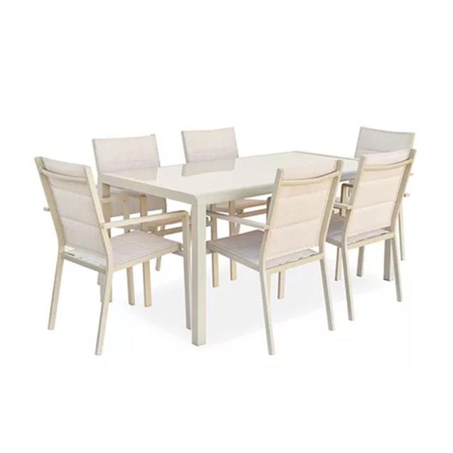 Juego de Jardin Utile x 7 Piezas Aluminio Cirse (21762)