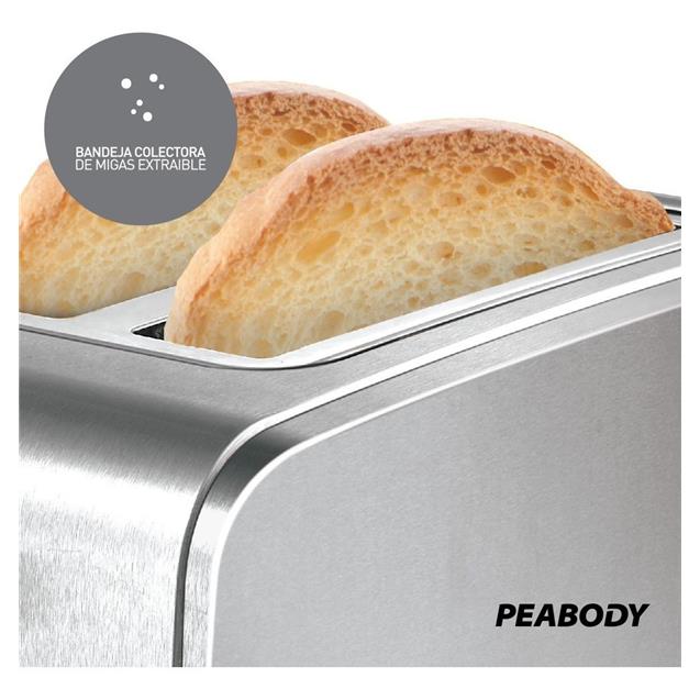 Tostadora Peabody Acero (Pe-T8127)