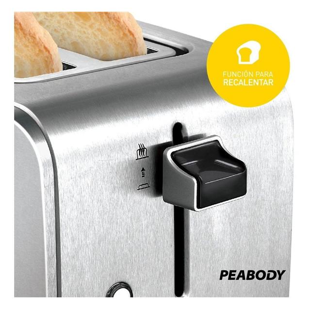 Tostadora Peabody Acero (Pe-T8127)