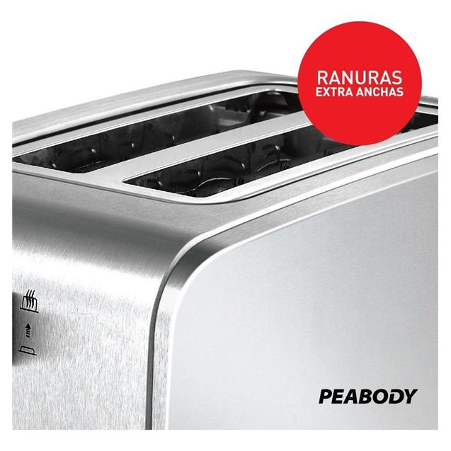 Tostadora Peabody Acero (Pe-T8127)