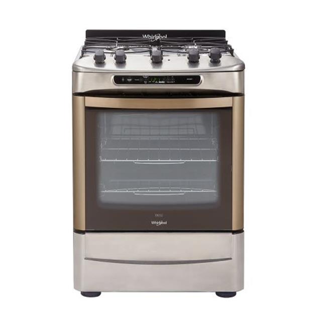Cocina Whirlpool 60cm Acero Timer Digital(WF-560XT)
