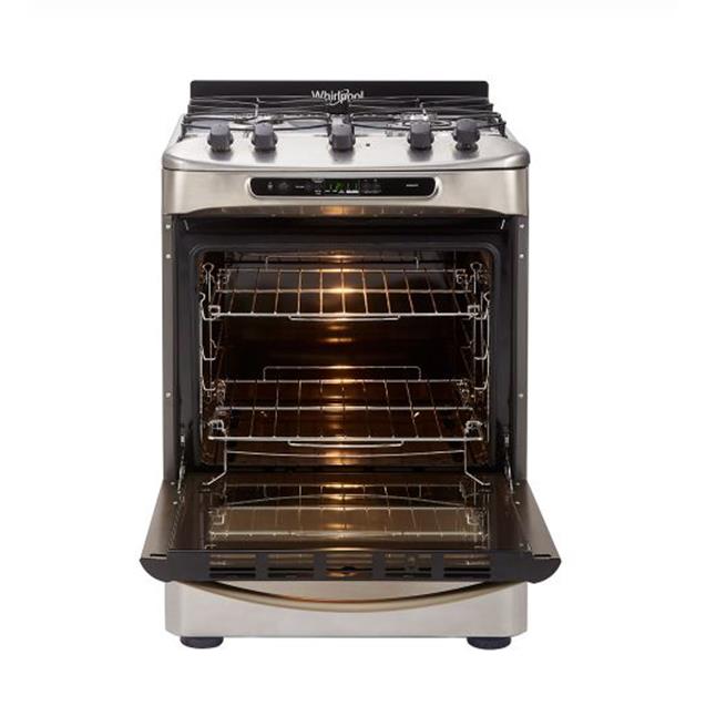 Cocina Whirlpool 60cm Acero Timer Digital(WF-560XT)