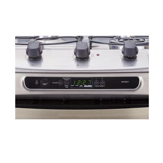 Cocina Whirlpool 60cm Acero Timer Digital(WF-560XT)