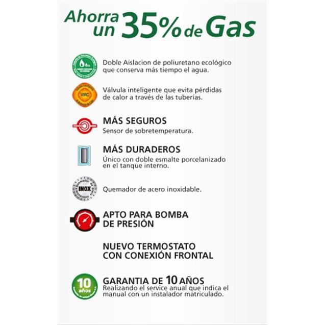 Termotanque Rheem 150lts A Gas (Tgnp150rh)