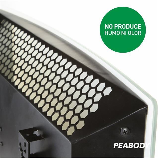 Vitroconvector Peabody 2000 W Digital Negro (PE-VQD20N)