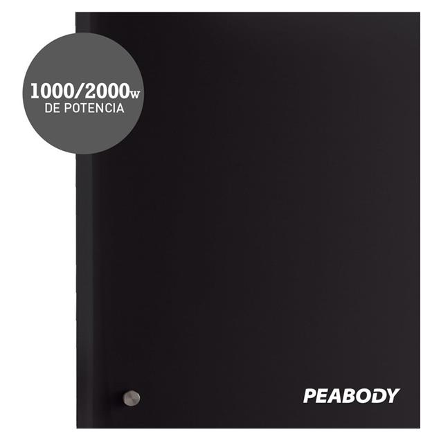 Vitroconvector Peabody 2000 W Digital Negro (PE-VQD20N)