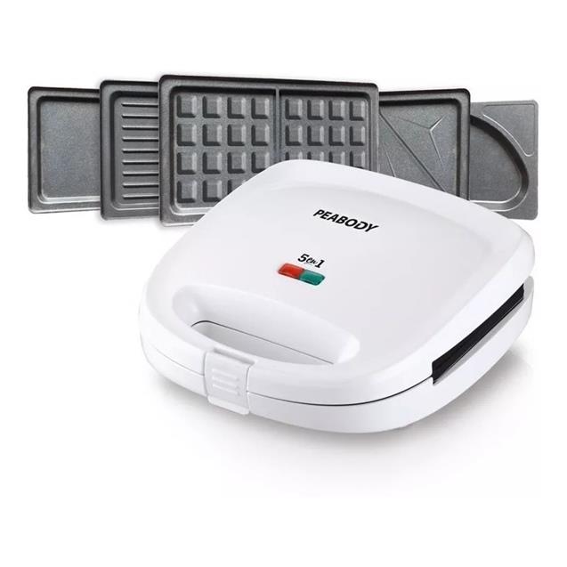 Sandwichera Waflera Peabody 5 en1 (Pe-Sw6141)